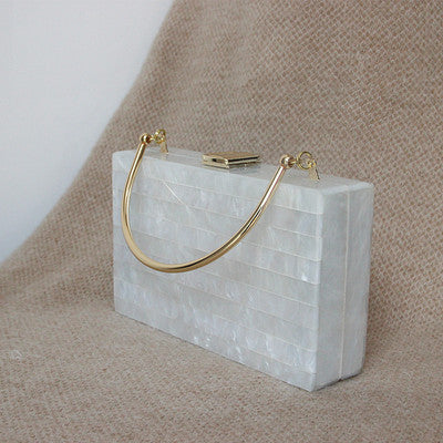 Metallic Acrylic Dinner Bag