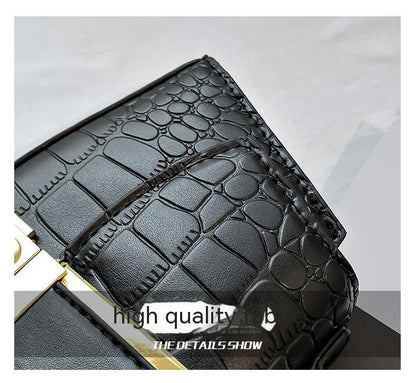 Stone Pattern Messenger Bag