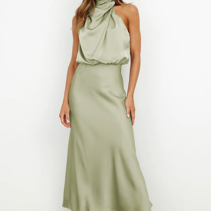 Summer Sleeveless Dress Ins Fashion Elegant Evening Party