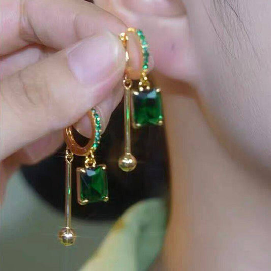 Micro-inlaid Full Diamond Ball Earrings Women
