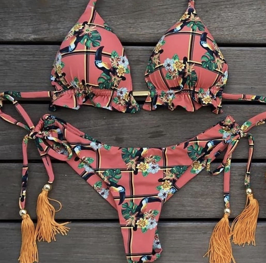 Ladies Printed Swimsuit
