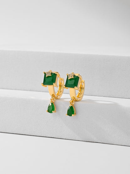 Popular Fashion Earrings Copper-plated Gold