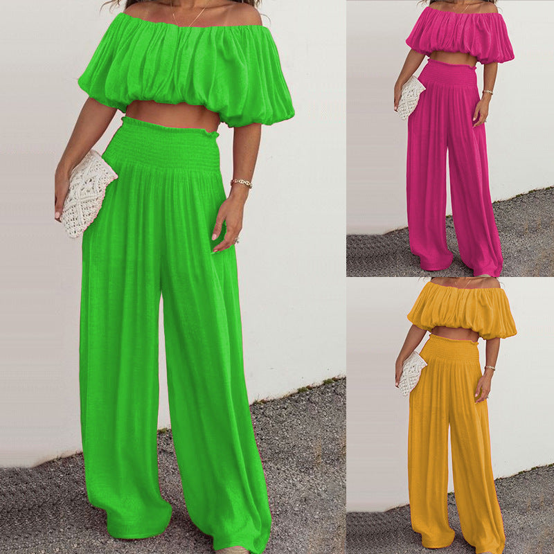 Off Shoulder Two Piece Set