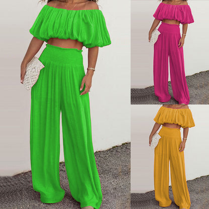 Off Shoulder Two Piece Set