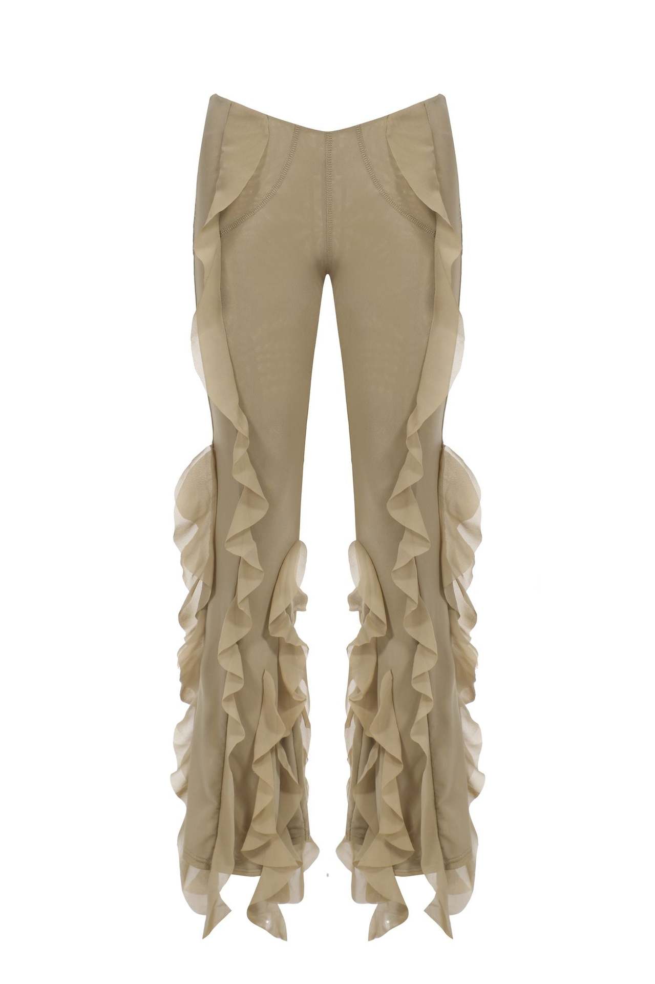 Slim Fit Micro Flared Pants