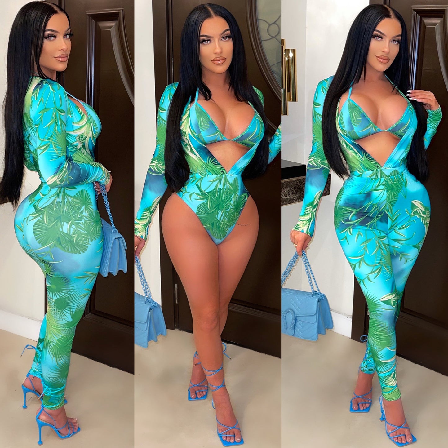 Printed Jumpsuit Style Set