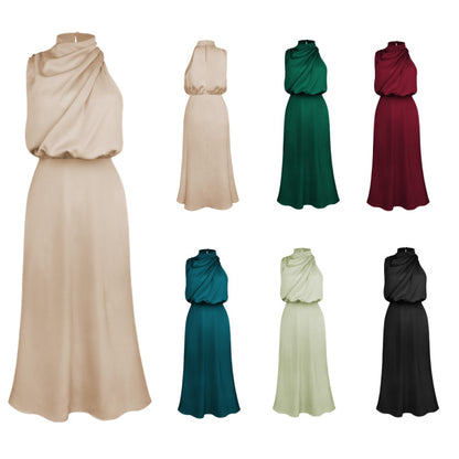 Summer Sleeveless Dress Ins Fashion Elegant Evening Party