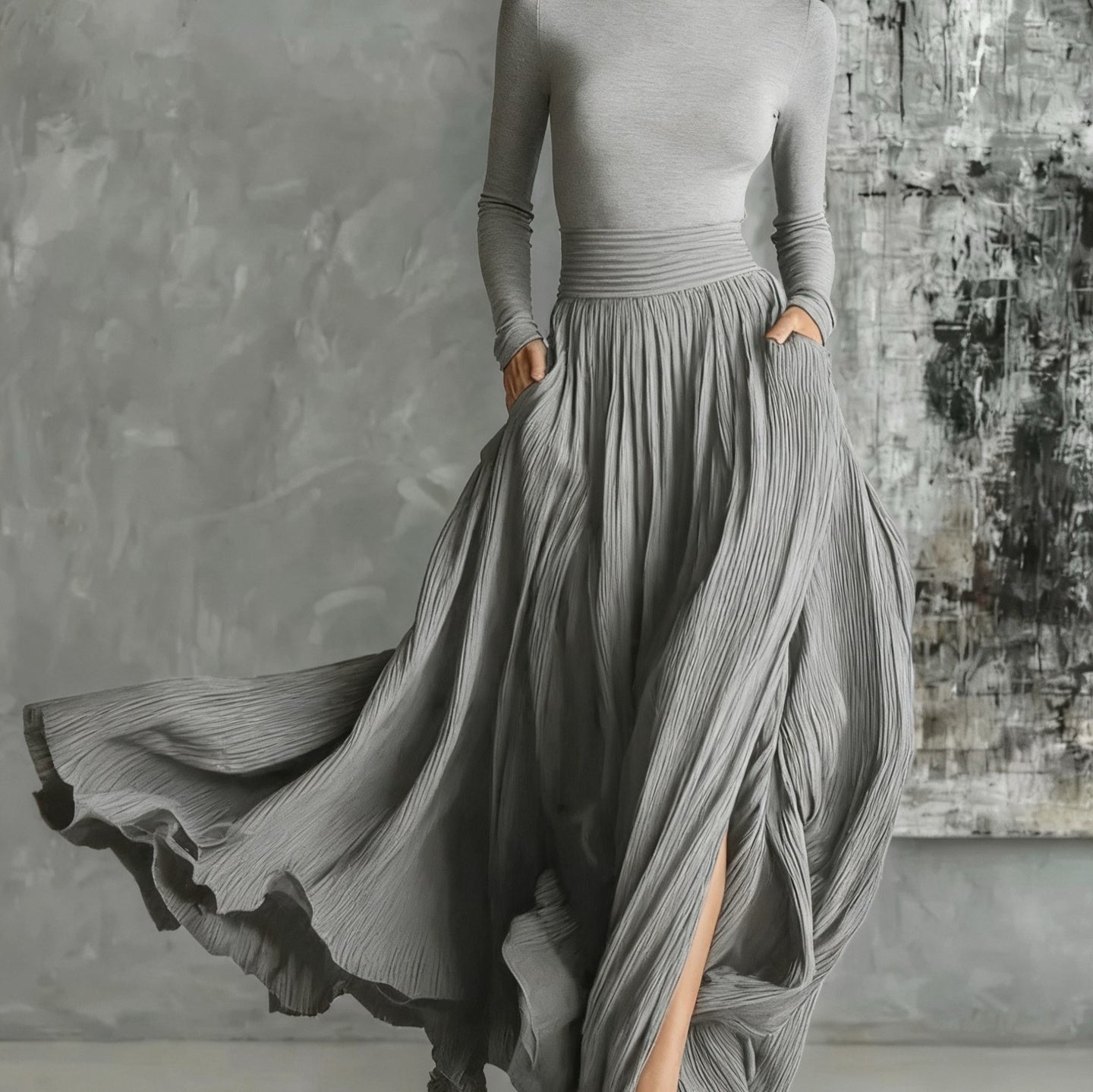 Slim Fit Gentle Niche Dress Women