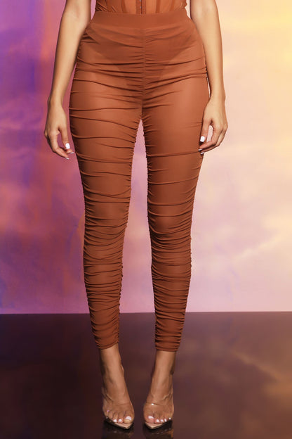 Mesh Corset Pant Set