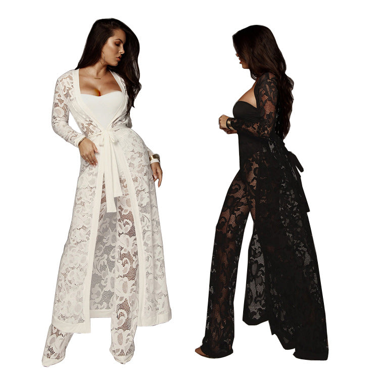 Autumn Lace Three-Piece Set
