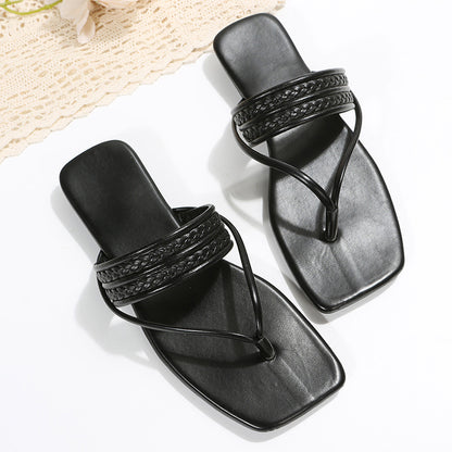 Gold Flat Summer Sandals