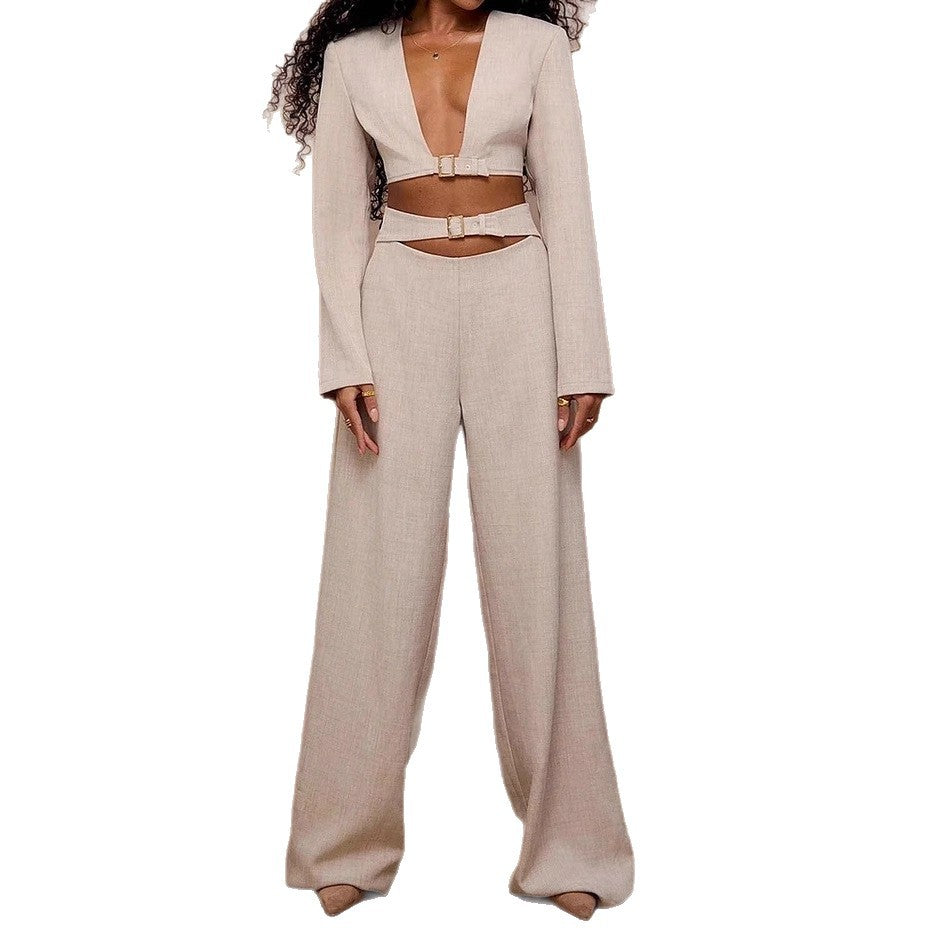 Waist Reveal Pant Set