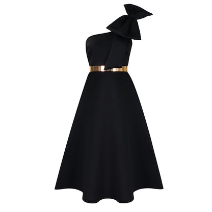 Solid-Color Sexy Evening Gown For Women