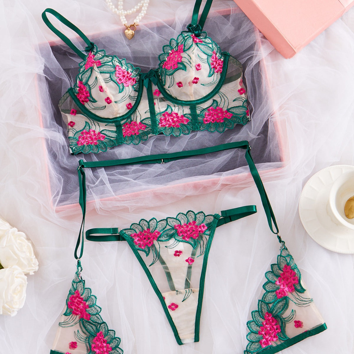 Women’s See-Through Lingerie Set