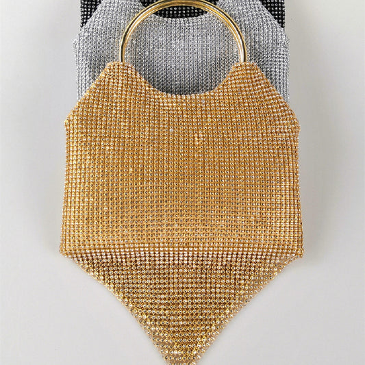 Fashion Rhinestone Tassel Handbag