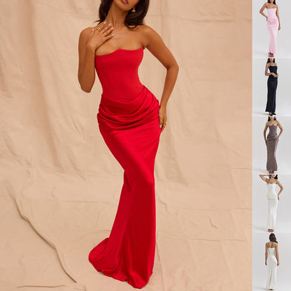 Sexy Fashion Bandeau Backless Party Evening Dresses