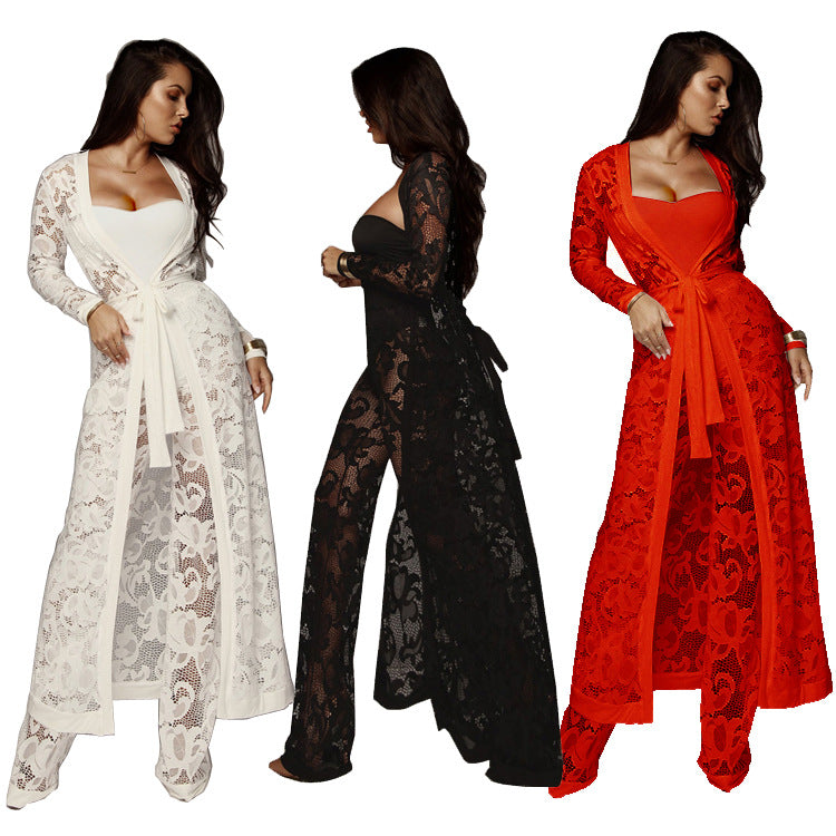 Autumn Lace Three-Piece Set