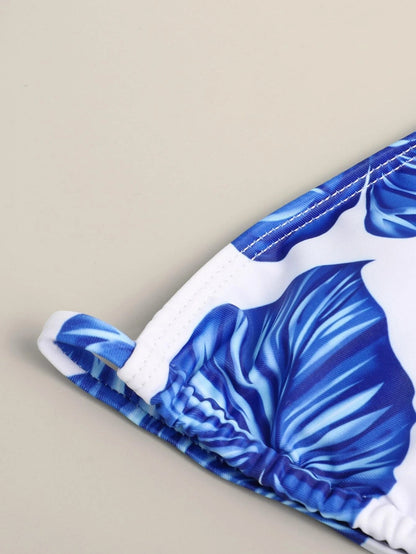 Print Mesh Three-piece Suit