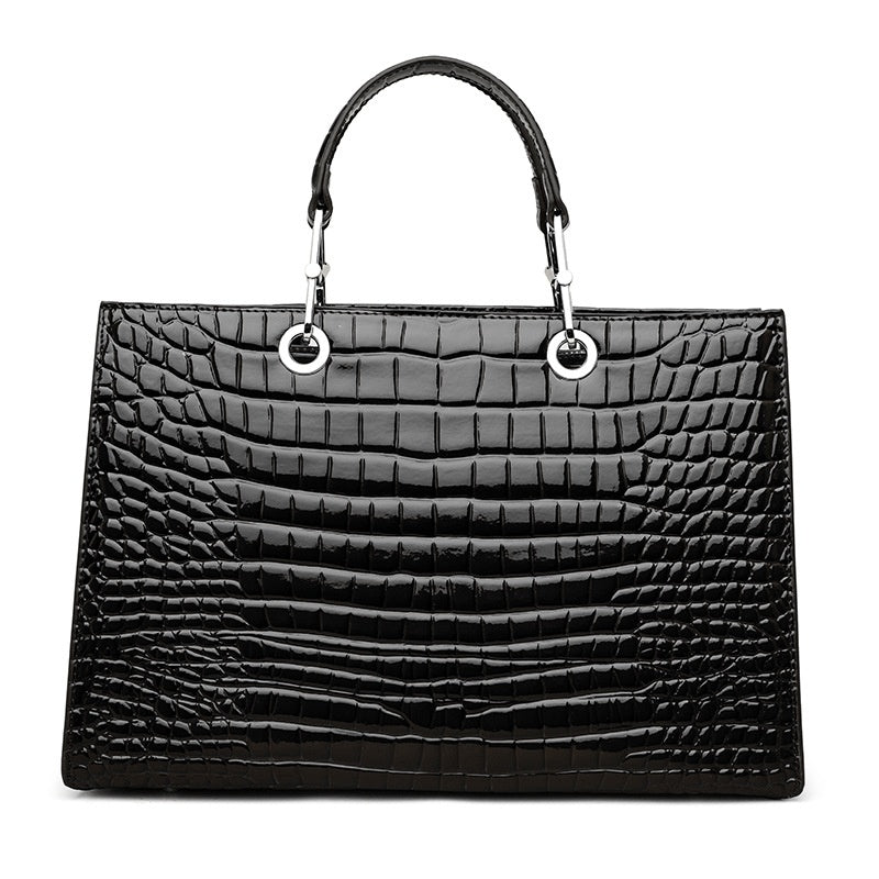 Cowhide Large Handbag