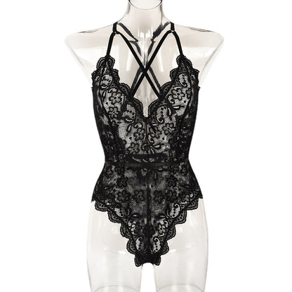 Women’s Lace Crossover Bodysuit