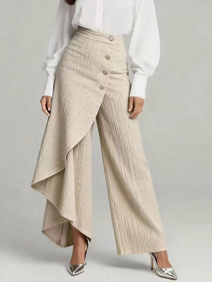 Unique Straight-leg Pants