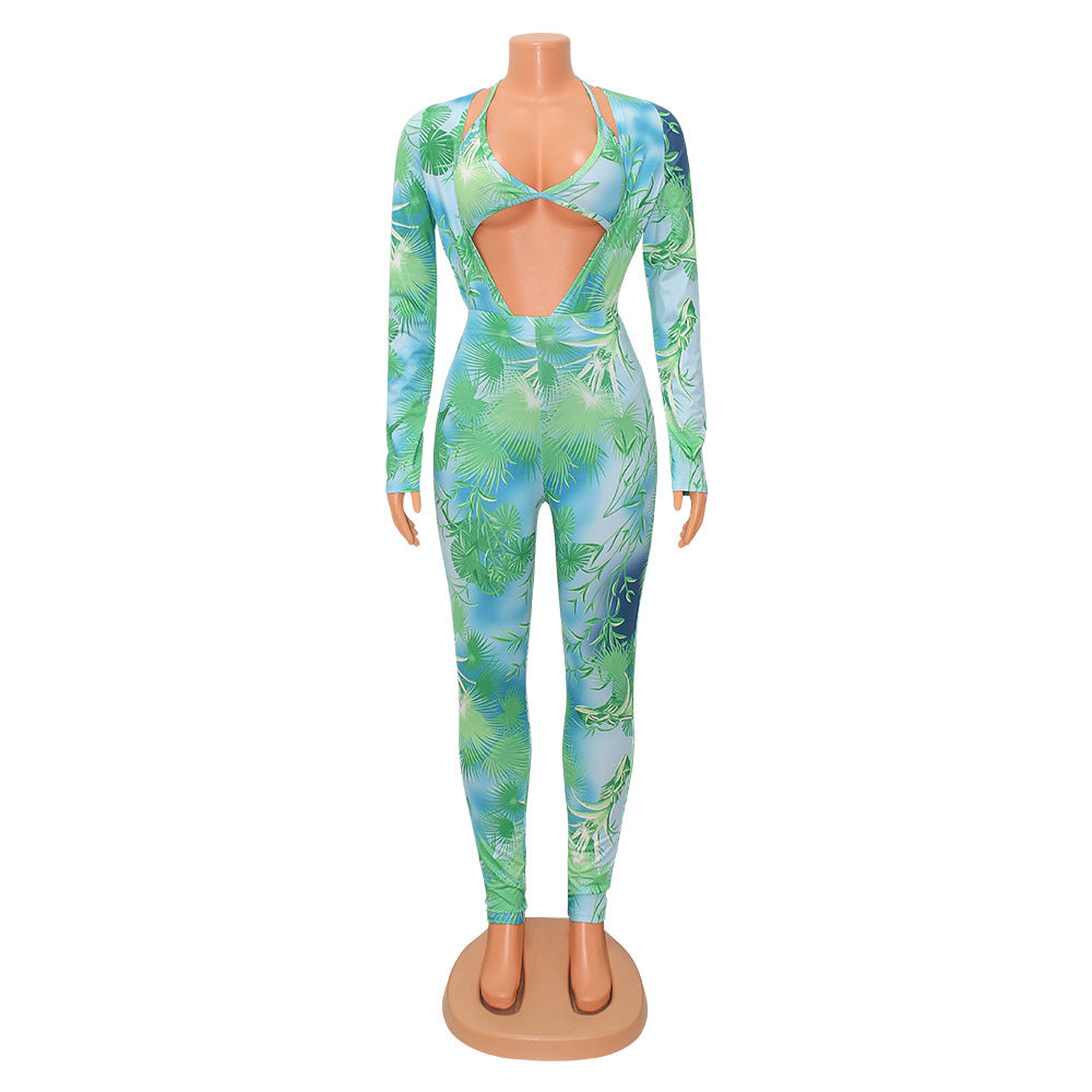 Printed Jumpsuit Style Set