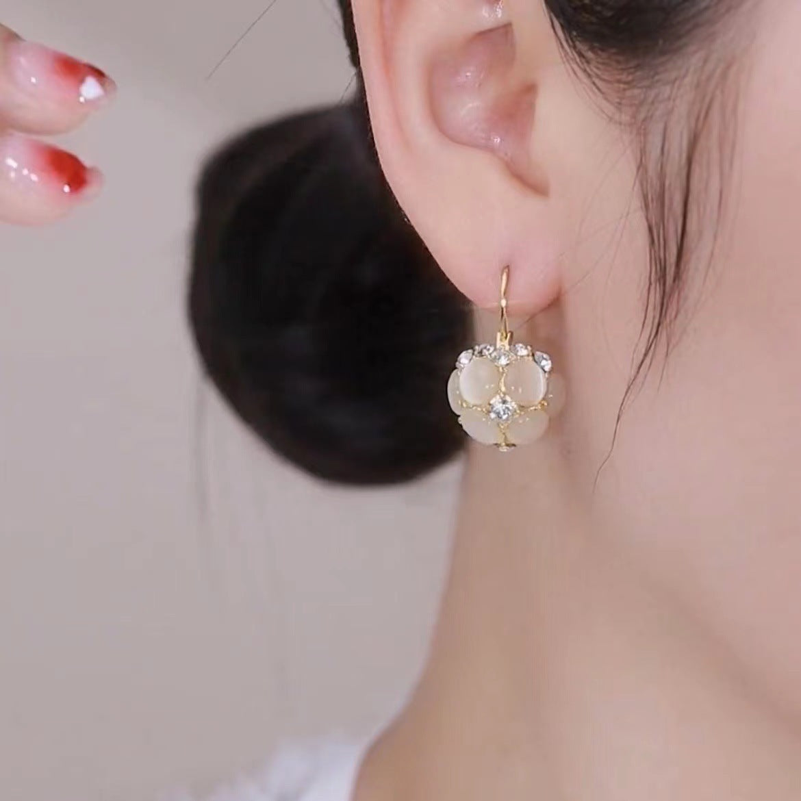 Luxury Pearl Ball Earrings