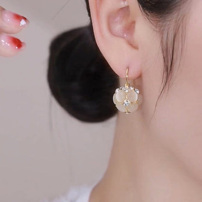 Luxury Pearl Ball Earrings