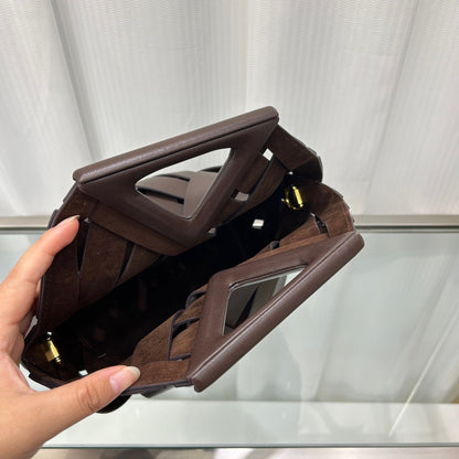 Triangle Buckle Crossbody Bag