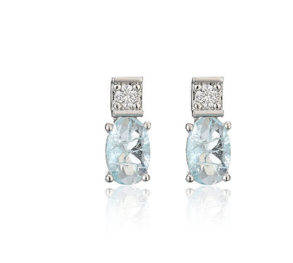Natural Zirconium Earrings