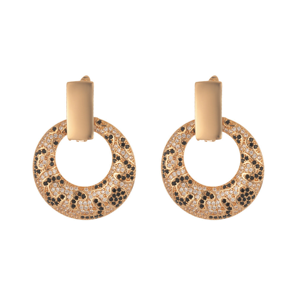 Snake Pattern Light Luxury High-grade Earrings