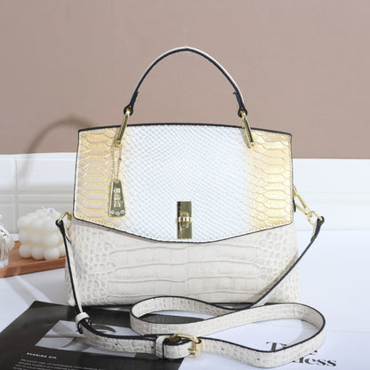 Snake Pattern Crossbody Bag
