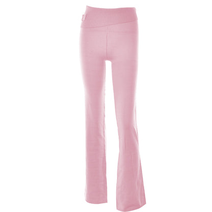 High Waist Long Sleeves Trousers Two-piece Set