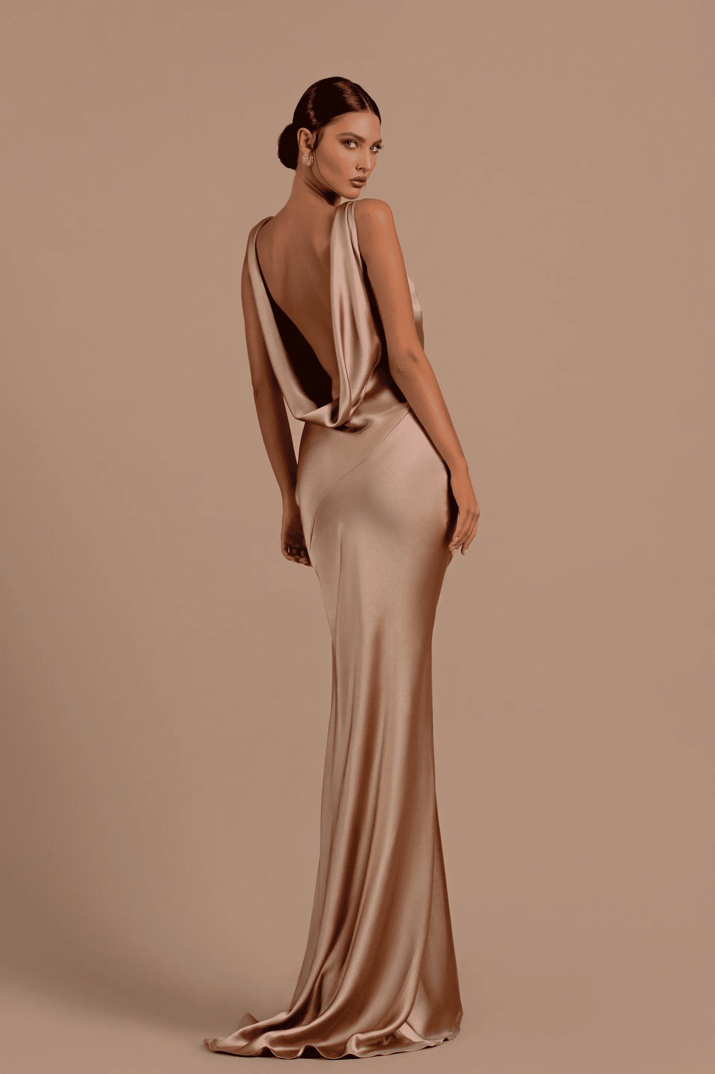 Mermaid Bridesmaid Dresses For Wedding Deep V Neck