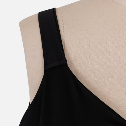 Sleeveless Backless Chain Maxi Dress