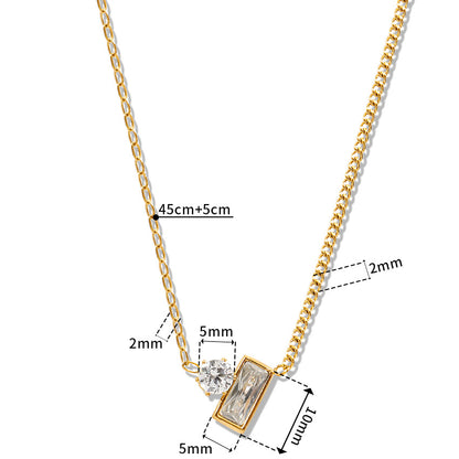 Olive Green Crystal Necklace For Women