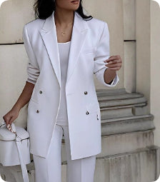 Long Sleeve Single-breasted Jacket Top