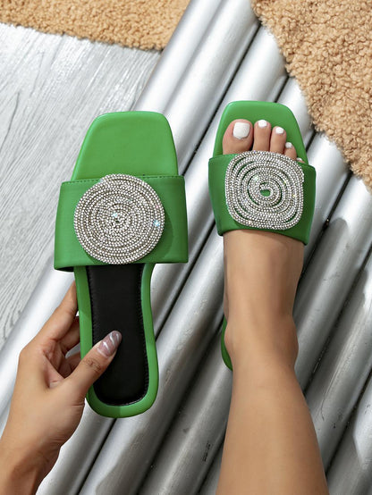 Square Toe Flat Fashion Sandals