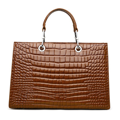 Cowhide Large Handbag