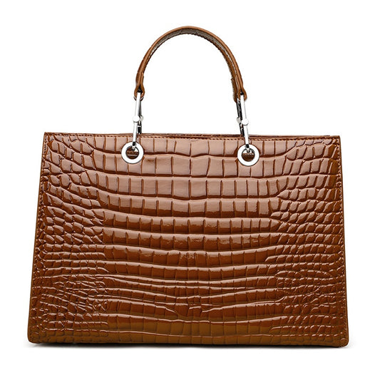 Cowhide Large Handbag