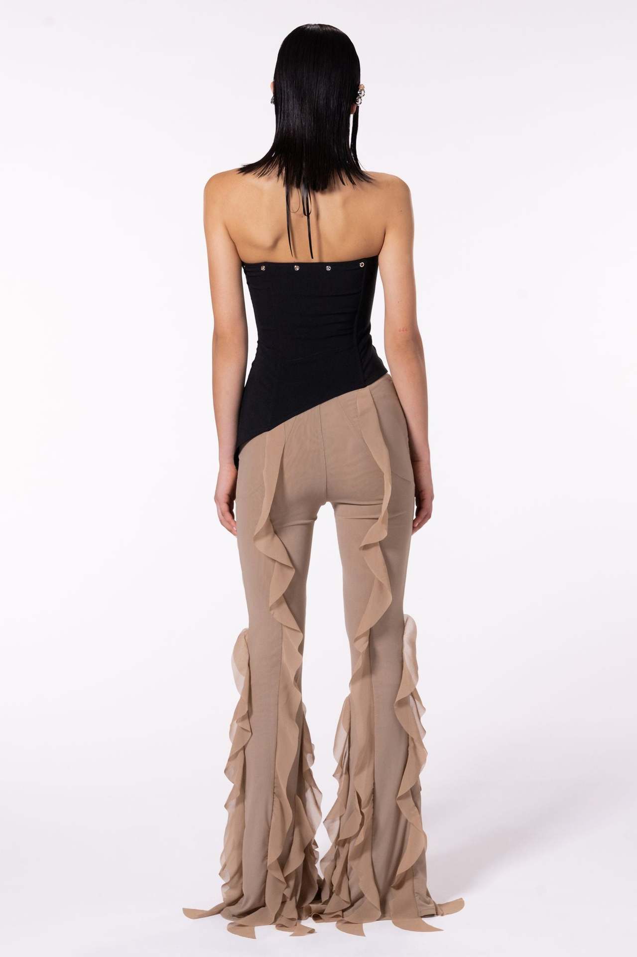 Slim Fit Micro Flared Pants