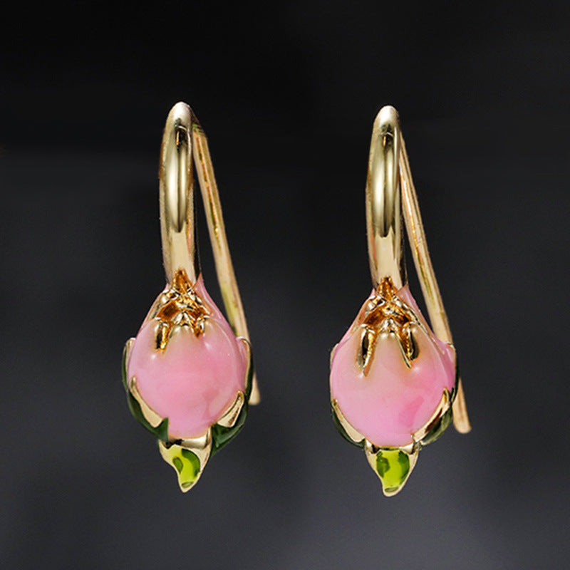 French Vintage Tulip Earrings