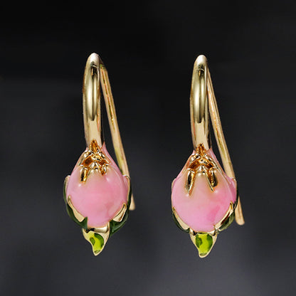 French Vintage Tulip Earrings