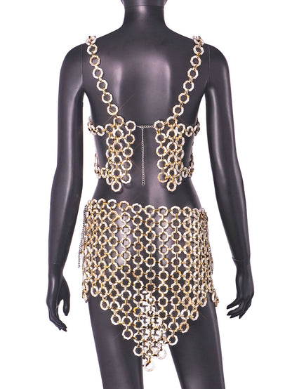 Backless Skirt Set
