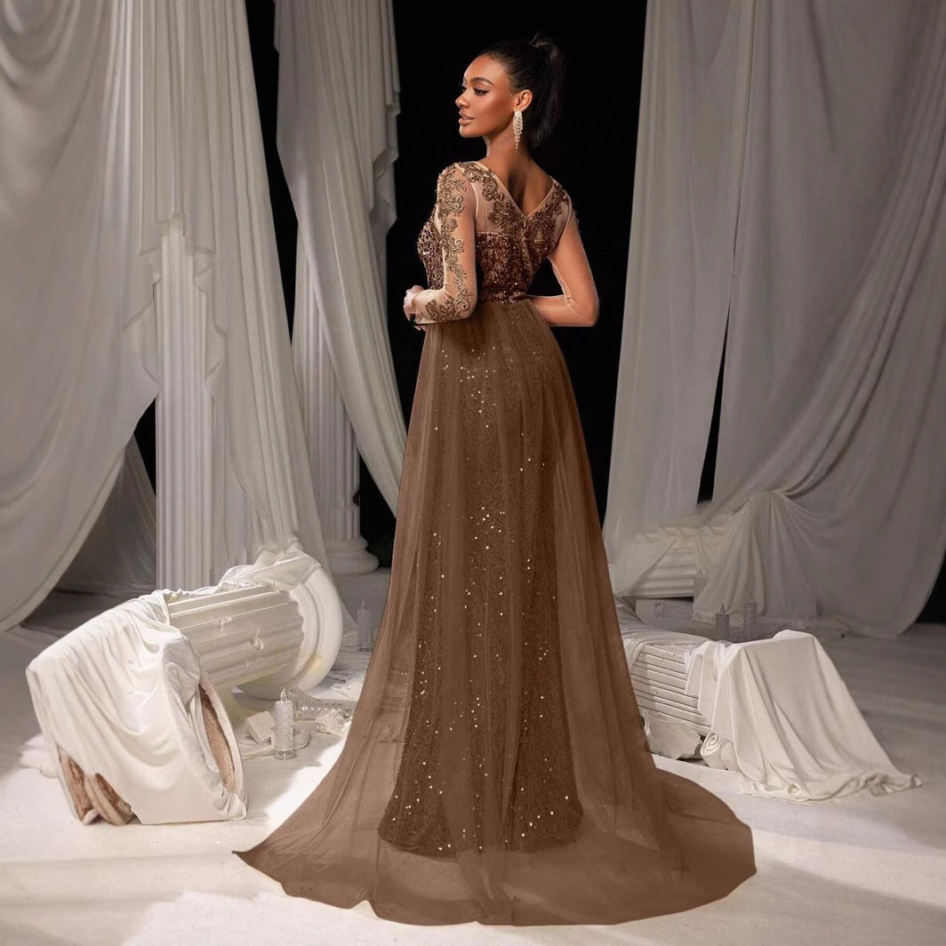 Women's Dance Lace Party Evening Dress