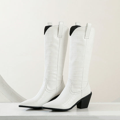 Long Boots Thick Heel Boots