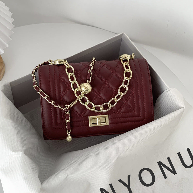 Korean Women Bag Western Style Chain