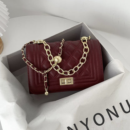 Korean Women Bag Western Style Chain