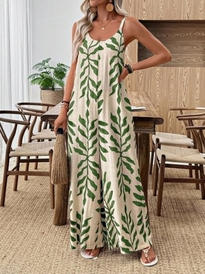 Womens Casual & Elegant V-Neck Jumpsuit