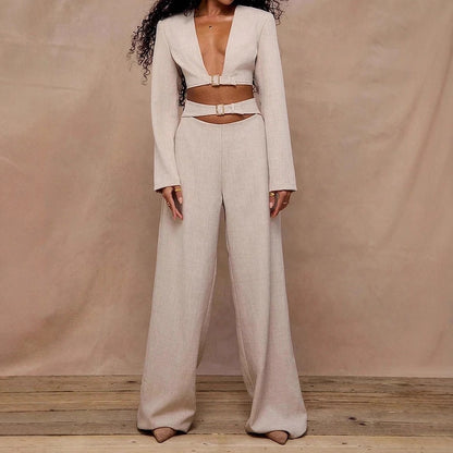 Waist Reveal Pant Set